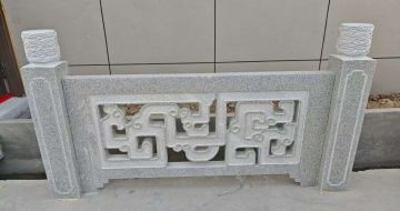 东营芝麻白河道栏杆 桥栏杆