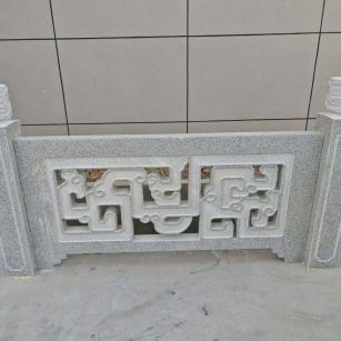 东营芝麻白河道栏杆 桥栏杆
