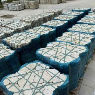 东营黄金麻冰裂纹 碎拼