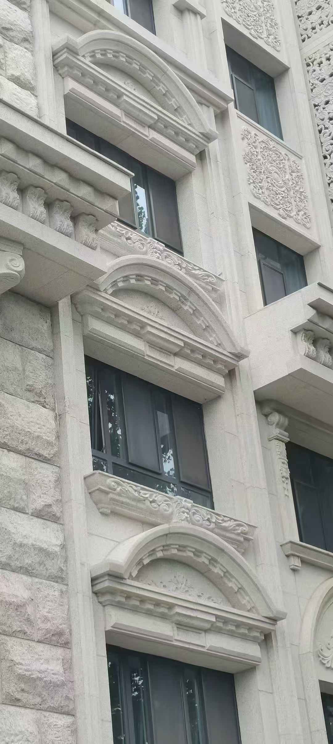 东营芝麻白异形 石材异形定制