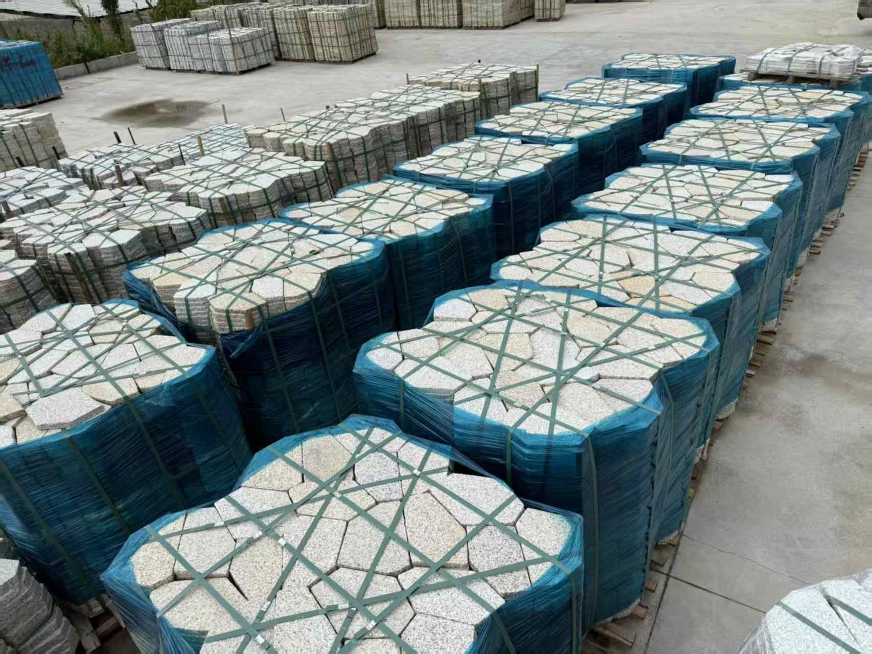 东营黄金麻冰裂纹 碎拼