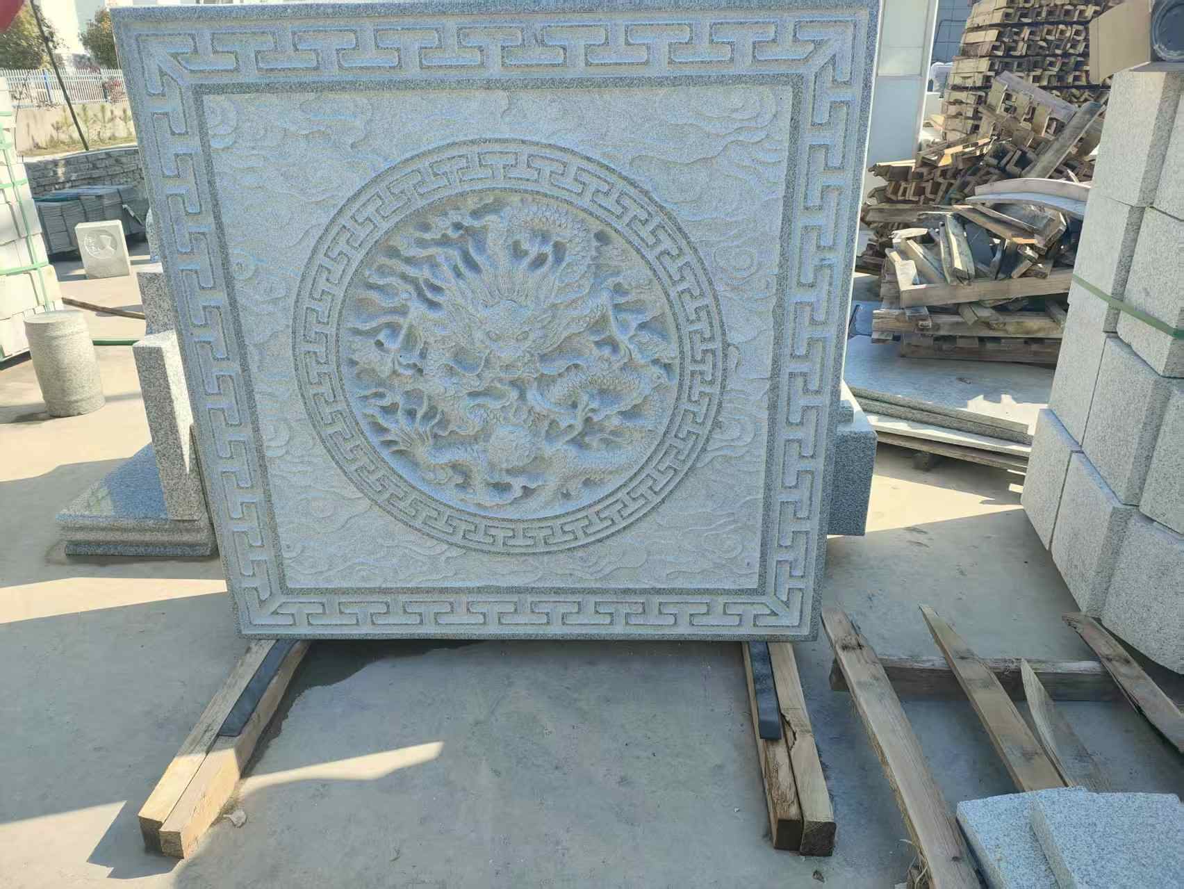 东营芝麻白芝麻灰别墅雕刻板