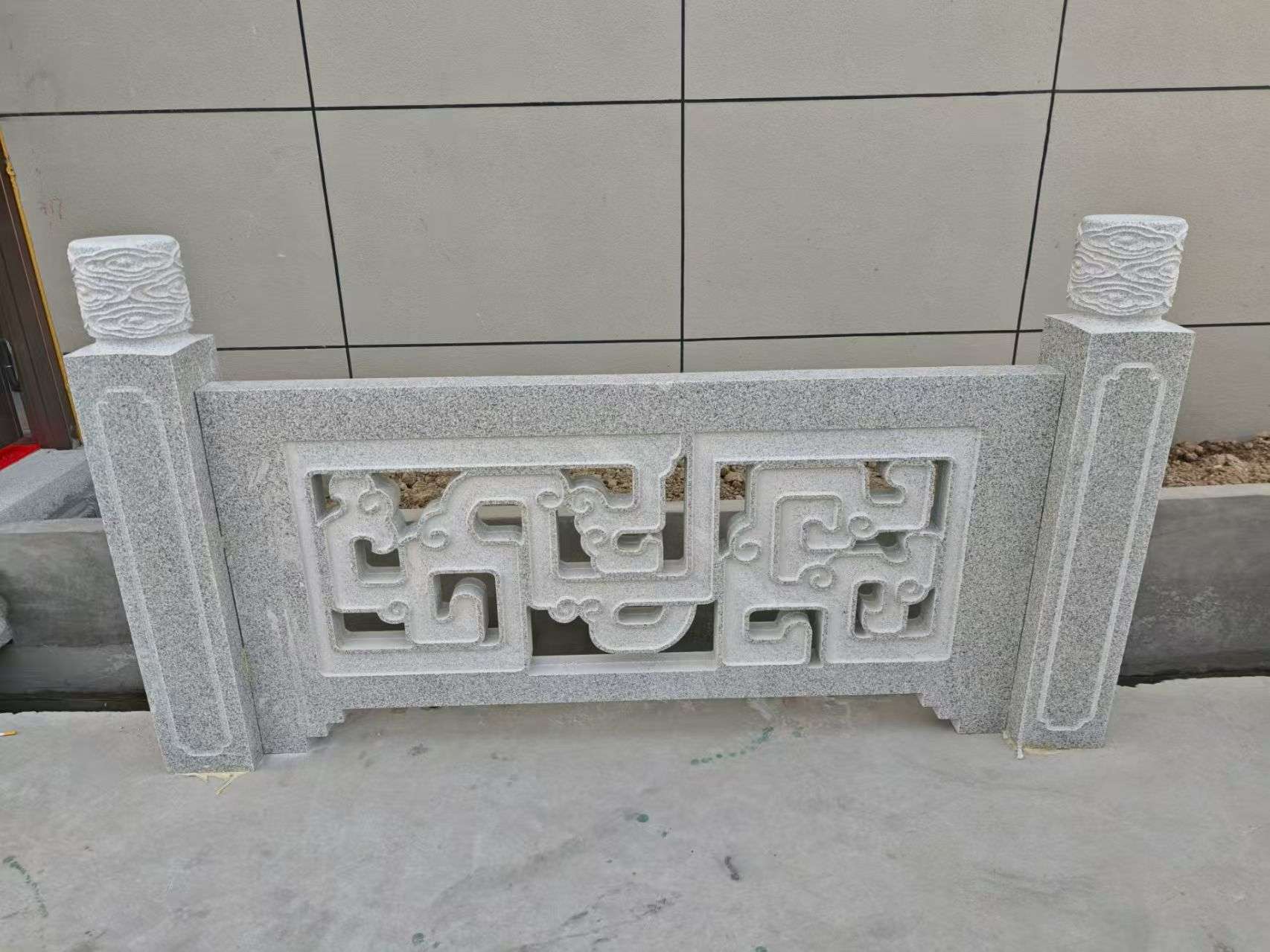 东营芝麻白河道栏杆 桥栏杆